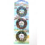 Pilelistore- Istanbul Temalı Metal Magnet 3'lü Set Model 1 - Renkli - standart