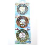 Pilelistore- Istanbul Temalı Metal Magnet 3'lü Set Model 2 - Renkli - standart
