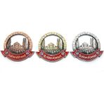 Pilelistore- Istanbul Temalı Metal Magnet Sultanahmet Yuvarlak Tasarımlı - Renkli - standart