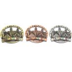 Pilelistore- Istanbul Temalı Metal Magnet Yuvarlak Tasarım - Renkli - standart