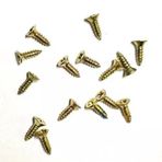 Pilelistore Klips, Menteşe, Ayak, Ağaç, Sunta Vidası 2,2X7,5Mm - Sarı 100 Adet