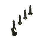 Pilelistore Klips, Menteşe, Ayak, Ağaç, Sunta Vidası 3X13 Mm - Siyah 100 Adet