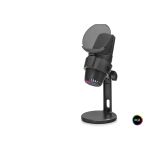 Pilelistore M9 Profesyonel Gaming Rgb Mikrofon 48 Khz / 16 Bit Type-C - Siyah