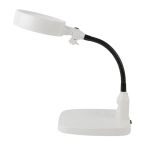 Pilelistore Masaüstü 10X Led Işıklı Büyüteç Okuma El Sanatları Onarım Büyüteç 7765