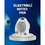 Pilelistore- Mini Elektrikli Isıtıcı – 2000W Güç, Fanlı Isıtma, 3 Isı Modu