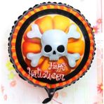 Pilelistore Parti Malzemeleri Halloween Iskelet Kuru Kafa Folyo Balon 18 Inç