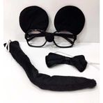 pilelistore Parti Malzemeleri Mickey Mouse Gözlüğü Papyonu Kuyruğu Seti