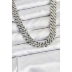Pilelistore Pirinç Cuba Chain Gurmet Model Kolye - Tj-Bko10809