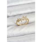 Pilelistore Pirinç Yıldız Model Gold Renk Kadın Yüzük - Tj-Byk3917