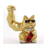 Pilelistore Polyester Şanslı Kedi Figürü Biblo