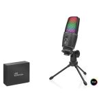 Pilelistore Profesyonel Gaming Rgb Mikrofon Dokunmatik Mute Ve Gain Kontrollü Type-C - Siyah Me31