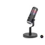 Pilelistore Profesyonel Gaming Rgb Mikrofon Dsp Gürültü Engelleme Reverb Echo Destekli Type-C - Siyah Su8