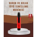 Pilelistore- Raks Leo Burun Kulak Tüy Alma Makinesi 45 Dk Şarj Süreli Kırmızı