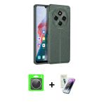 Pilelistore™ Redmi 14C Kılıf Doruk Klasik Özel Seri - Şeffaf Pasifik Cam Ekran Koruyucu + Raze Metal Kamera Lens - Gs