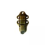 Pilelistore Sandık, Kutu Klipsi, Ön Kilidi - 72X40mm, Antik, 1 Adet