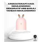 Pilelistore- Ultrasonik Hava Nemlendirici 200 Ml Aroma Difüzör Led Işıklı Sessiz