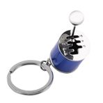 Pilipane Car Shifter Gear Keychain, Creative 6 Speed Gear Box Shifter Keychain für Auto Parts Lovers – Şık Gear Shift Fidget Toy for Car Meraklıları, Mavi