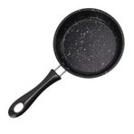 Pilipane Kızartma Tavası, Yapışmaz Granit Kızartma Tavası Yumurta Tavası Omlet Tavaları Ve Ergonomik Sap Hızlı Eşit İletim Yapışmaz Pişirme Tava, Taş Tencere Şef Tavası(18cm)