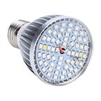 Pilipane LED Grow Ampul,60W Tam Spektrumlu Lamba, Büyüyen Bitkiler Ampul Lambası, Sebze Seraları Ve Hidroponik İç Mekan Bitkileri Için Bitki Çiçeği Topraksız Ampul
