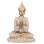 Pilipane Oturan Buda Heykeli Heykel Heykelcik Meditasyon El Sanatı, Budizm Süsleri Buda Maitreya Fengshui Heykeli Heykel Heykelcik El Yapımı (A)
