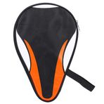 Pilipane Oxford Masa Tenisi Raketleri Toz Geçirmez Su Geçirmez Tam Koruma Için Su Geçirmez Malzemeli Yarasa Çantası,Masa Tenisi Raket Çantası, Ping Pong Hard Case(Turuncu)
