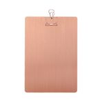 Pilipane Pano,Hemşirelik Panoları, Kalem Tutuculu Paslanmaz Aşınmaya Dayanıklı Klipsli Pano, Ofis Panosu, Metal Pano, Hemşireler Için Pano Klasörü, Öğrenciler, Ofis, 12,5 X 8,5 Inç(Altın gül)