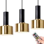 Pille Çalışan Mini Kolye Işık RemoteModern Akülü Avize Mutfak Ada Yatak Odası Yemek Odası Bar Metal Asılı Lamba Fikstürü Dekor