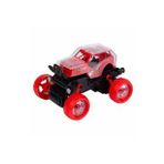 Pille Çalışan ve Işıklı Kırmızı Jeep - Mavi Su Dünyası (Çok Renkli)