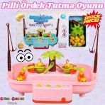 Pilli Havuzlu Ördek Yakalama Oyunu Pembe - Pilli Müzikli Balık Tutma Oyunu - Şarkılı Eğitici Balık Yakalama Oyunu - Müzi