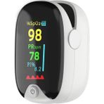 Pilli Pulse Oksimetre Parmak Tipi Oksimetre Oksijen Nabız Ölçer KE-6004 Normal Parmak - Ahşap Rengi