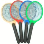 Pilli Sinek Öldürücü Raket – Büyük Boy 2000V – 3 Katlı Örgü Tasarım – Sivrisinek, Karasinek, Böcek ve Haşere Öldürücü – 21X50 cm Ergonomik Elektrikli Raketi