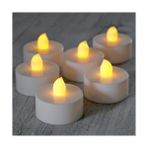 Pilli Tealight Mum - Çok Renkli