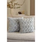 Pilloveland 2'li Set''çift Tarafı Aynı Desenli'' Punch Nakışlı Tufting Kırlent Kılıfı 43*43 Cm - Arma