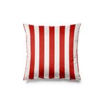 Pilloveland Çizgili Kırlent Kılıfı Döşemelik Süet Kumaş 43*43 Cm