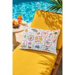 Pilloveland Dikdörtgen Kırlent Kılıfı Çift Tarafı Baskılı 50x30 cm - Balık