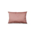 Pilloveland Düz Renk - Tek Renk Kırlent Kılıfı Döşemelik Süet Kumaş 50*30 Cm - Gül Kurusu