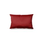 Pilloveland Düz Renk - Tek Renk Kırlent Kılıfı Döşemelik Süet Kumaş 50*30 Cm - Vişne Çürüğü