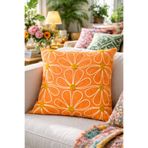 Pilloveland Punch Nakışlı Kırlent Kılıfı - 43*43 Cm - Bronz Papatya - PNK001
