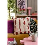 Pilloveland Punch Nakışlı Kırlent Kılıfı - 43*43 Cm - Kiremit Home - PNK001