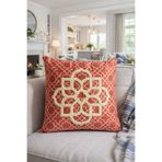 Pilloveland Punch Nakışlı Kırlent Kılıfı - 43*43 Cm - Kiremit Motif - Ramadan Kareem - PNK001