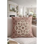 Pilloveland Punch Nakışlı Kırlent Kılıfı - 43*43 Cm - Mocha Motif - Ramadan Kareem - PNK001