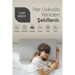 Pillow Market Isı Kontrol Yastığı Termoswıtch Ortopedik Düz Uzun Boy Visko Yastık -Termal Isı Dengeleyici Yastık