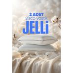 Pillow Market Jelli Ortopedik Visko Yastık - Soğuk Serinletici Jelli Visco Ortopedik [2 Adet] (Orta Yumuşak)