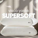 Pillow Market Termal Visko Yastık Isı Dengeleyici - Akıllı Lüx Visco Yastık - Isı Hafızalı Tombul Ortopedik Yastık - Standart - Kırık Beyaz