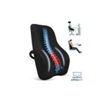 Pillowart Ortopedik Bel Minderi Visco Sırt Minderi Ofis,Ev,Araç Bel Destek Minderi