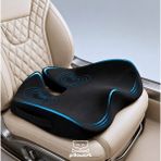 Pillowart Ortopedik Visco Koltuk Yükseltici Minder – Araç & Ofis İçin Ergonomik Oturma Desteği - Siyah