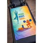 Piloji Renkli Spor Havlusu - Dijital Baskılı Hızlı Kuruyan Sporcu Havlusu - 48x90cm Fitness Reformer