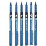 Pilot BX-V5 Hi-Tecpoint-6 tükenmez kalem, dantel, ekstra narin 0,5 mm Çizgi kalınlığı 0,3 mm mavi