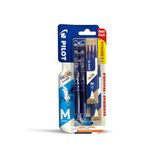 Pilot Frixion 0.7mm Silinebilir Tükenmez Kalem Mavi Seti 2 Kalem + 6 Yedek Uç 3+1 Set