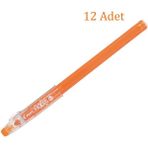 Pilot Frixion Ball Stick Roller Silinebilir Jel Kalem 0.7 mm Turuncu F04-O 12 Adet